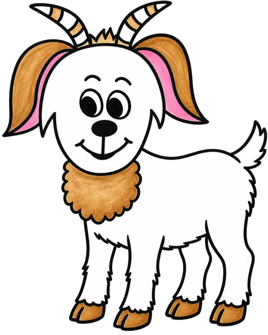 Gritty the Goat, from Kim Rekowski’s drawing