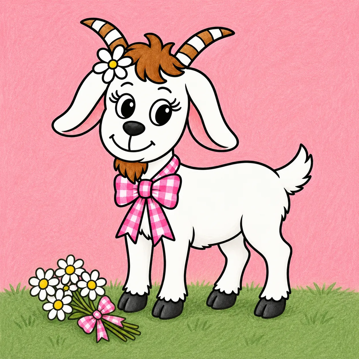 Gabby the Goat, from Kim Rekowski’s drawing