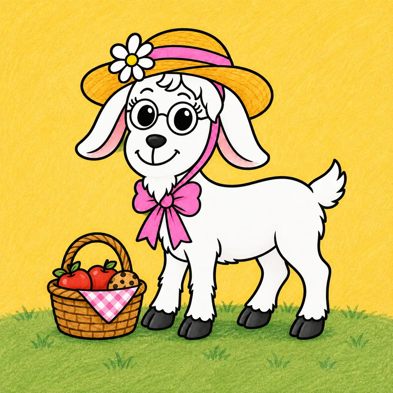 Grandma Goat, from Kim Rekowski’s drawing