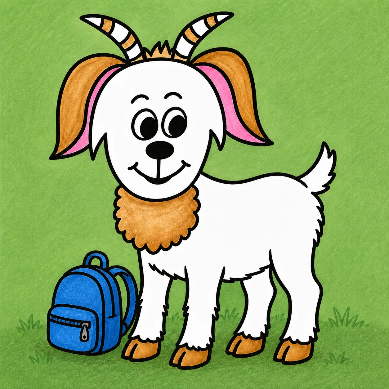 Gritty the Goat, from Kim Rekowski’s drawing
