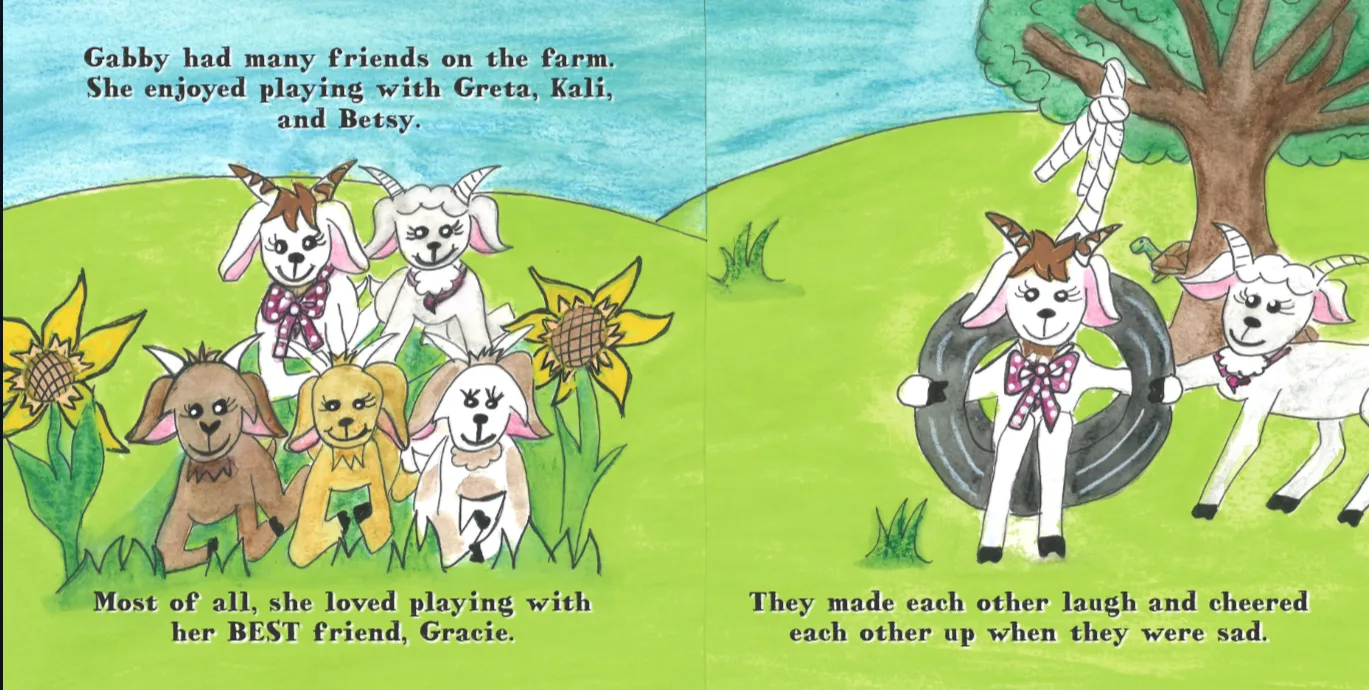 Gabby the Goat's Best Friend — inside pages, spread 2 of 3