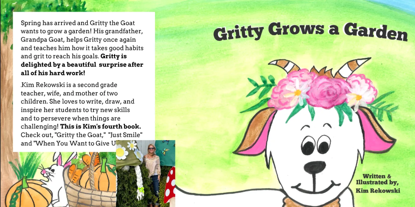 Gritty Grows a Garden — inside pages, spread 1 of 3