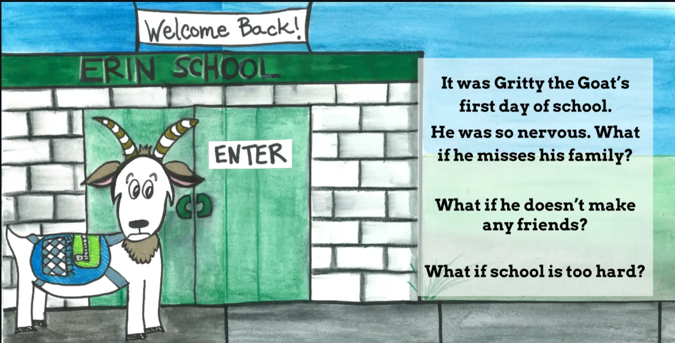 Gritty the Goat — inside pages, spread 1 of 3