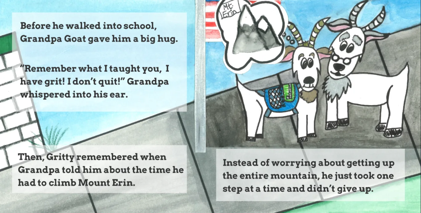 Gritty the Goat — inside pages, spread 2 of 3
